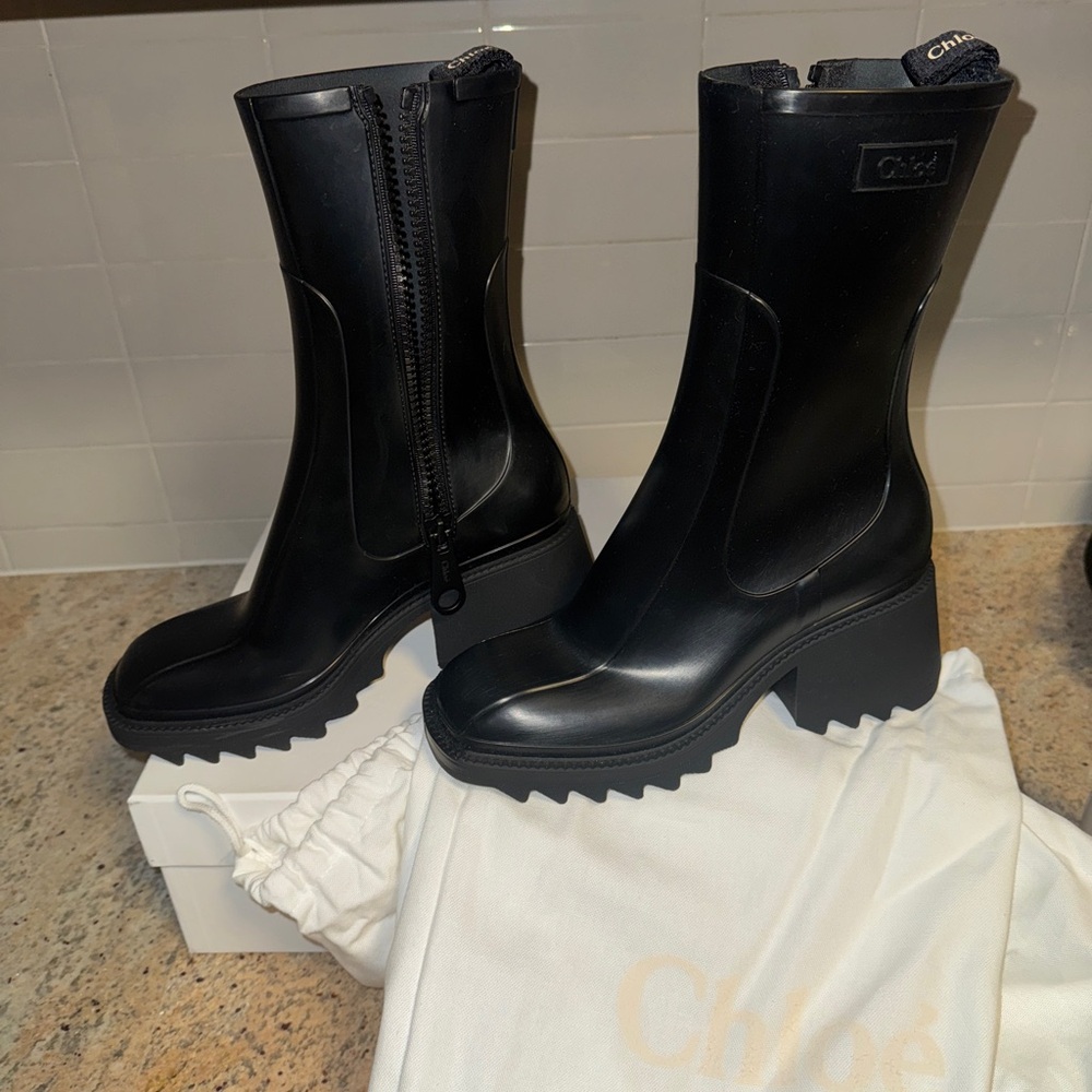 Chloe Black Women's Winter Boots - Picture 3 of 6